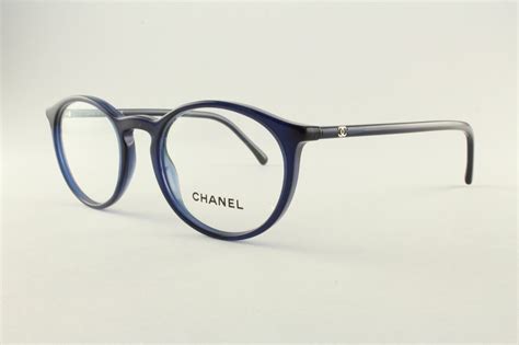 Rare Authentic Chanel 3372 c.503 48mm Crystal Navy Blue 